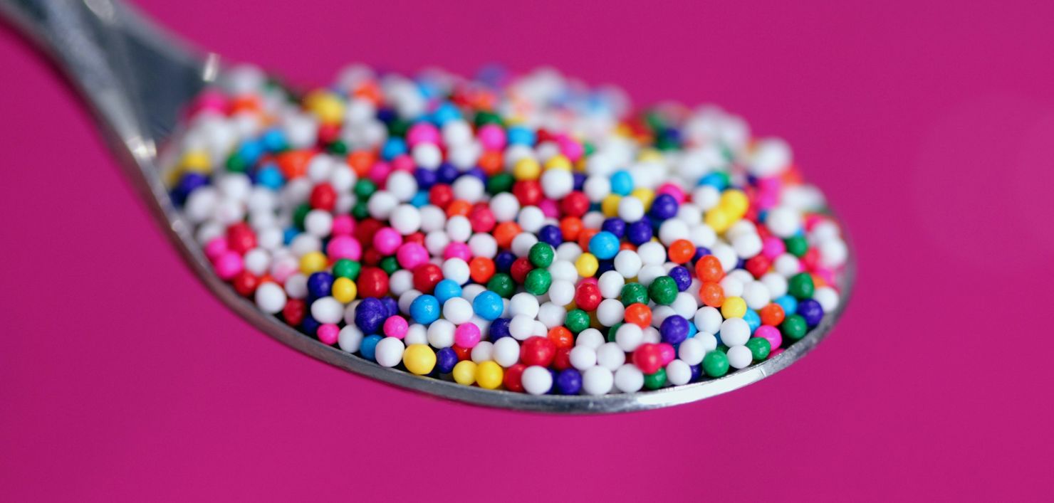 Sprinkles, and the smallest colour chart in the kitchen
