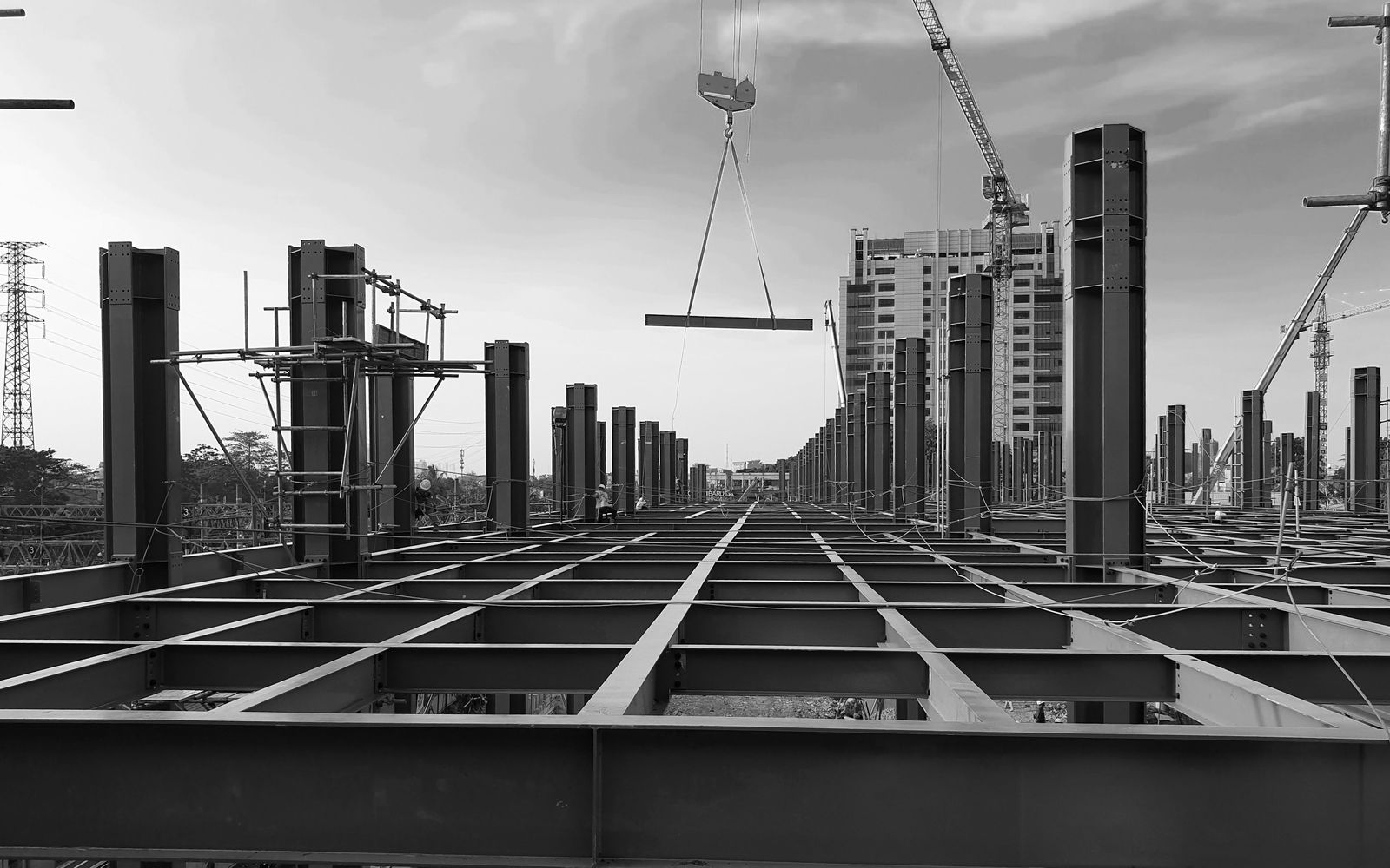 Standing up a steel frame in six weeks