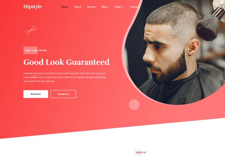 Hipstyle WordPress theme demo home page
