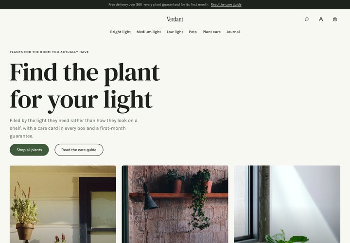 Tyche — Verdant WordPress theme demo home page