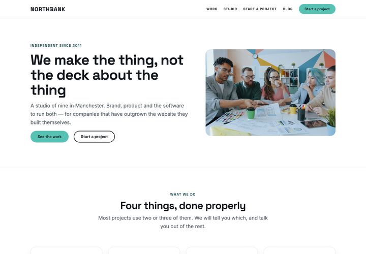 Unapp — Agency WordPress theme demo home page